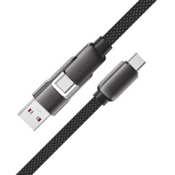 Cablu Date si Incarcare USB-C / USB-A - USB-C Acefast C13-04, 60W, 1.2m, Negru - Img 5