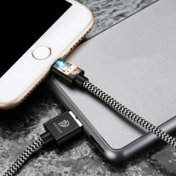 Cablu de date Dux Ducis USB la Lightning 2.1A - 3m - Img 7