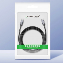 Cablu de date UGREEN USB-C 3.1 Cable Power Delivery 60W 1.5m (Black) - Img 2