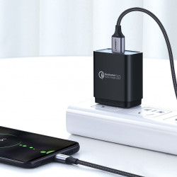 Cablu de date UGREEN USB la micro USB - 2m gri - Img 2