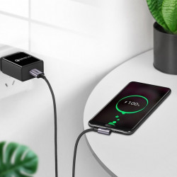 Cablu de date UGREEN USB la USB Type-C 3A - 1m gri - Img 4