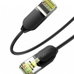 Cablu de retea UGREEN NW149, Ethernet RJ45, Cat.7, FTP, 1m (negru)