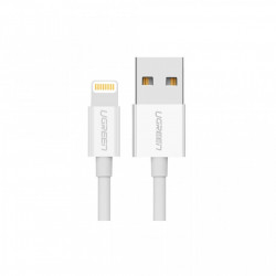 Cablu Lightning placat cu nichel UGREEN MFi 1m cablu (alb) - Img 3