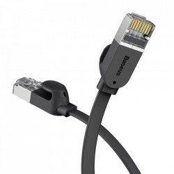 Cablu patchcord Ethernet plat Baseus RJ45 Cat 6 1000Mbps 3 m negru (PCWL-C01) - Img 2