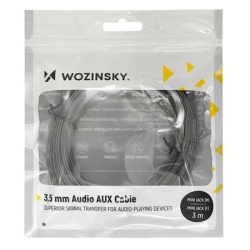 Cablu prelungitor mini jack Wozinsky (femelă-mascul) cablu prelungitor AUX 3 m negru - Img 12