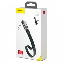 Cablu telefon Baseus Gold Collar USB For Lightning 2.4A 85cm Stripe Black - Img 2