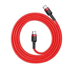 Cablu Type C BASEUS PD PD2.0 , 60W , 20V 3A QC3.0 , 1M , rosu - Img 4