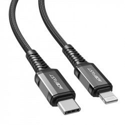 Cablu USB-C la Lightning Acefast C1-01, 1,2 m (negru)