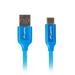 Cablu USB-C(M) USB-A(M) 2.0 1,8 m albs