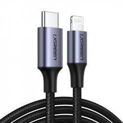 Cablu USB-C pentru Lightning UGREEN Power Delivery, MFi, 18W 1m