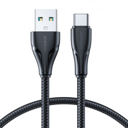 Cablu USB Joyroom - USB C 3A Seria Surpass pentru incarcare rapida si transfer de date 1,2 m negru (S-UC027A11)