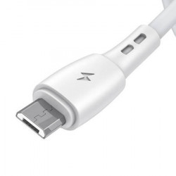 Cablu USB la Micro USB Vipfan Racing X05, 3A, 2m (alb)