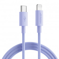 Cablu USB tip C durabil Joyroom - Încarcare rapida lightning/ transmisie de date 20W 1m mov (S-1024M13)
