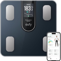 Cantar smart Anker Eufy C20, Ecran TFT, Bluetooth, 16 masuratori, BMI, Negru