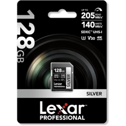 Card de Memorie Lexar SDXC Professional SILVER UHS-I/U3/4K R205/W140 (V30) 256GB