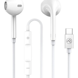 Casti cu fir Tellur Basic U In-Ear alb - Img 4
