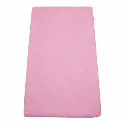 CEARCEAF PAT CU ELASTIC 90X200 CM ROZ - Img 3