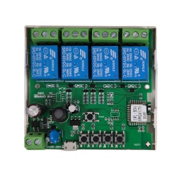 Comutator cu releu inteligent SmartWise 85V-250V AC Wi-Fi + eWeLink-Remote cu 4 canale, NO/NC, contact uscat, comutator momentan - Img 4