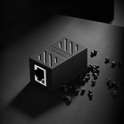 Conector cablu de retea Ugreen Ethernet RJ45 10 Gbps negru (NW114 20390) - Img 5