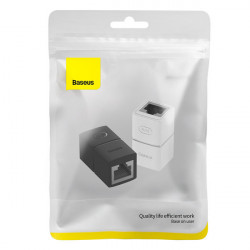 Conector de retea Baseus AirJoy Series RJ-45 Conector cablu Ethernet 1 buc - negru - Img 2