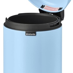 Coș de gunoi cu pedală Brabantia NewIcon, capacitate 5L, închidere silențioasă Soft-Close, găleată interioară detașabilă, Dreamy Blue (Albastru) - Img 9