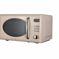 Cuptor cu microunde Fram FMW-20DGCR, 20l, 700W, Digital, Grill 800W, 5 Nivele de putere, Functie decongelare, Crem