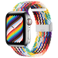 Curea de ceas din material textil Apple smartwatch 7/6 / SE / 5/4/3/2 (41mm / 40mm / 38mm) multicolor (1)