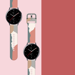 Curea de schimb Moro pentru Samsung Galaxy Watch 42mm camo negru (15) - Img 2