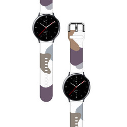 Curea de schimb Moro pentru Samsung Galaxy Watch 46mm silicon camo negru (9)