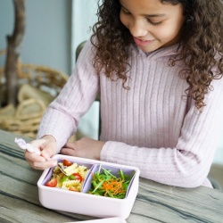 CUTIE PRANZ BENTO CU COMPARTIMENTE DETASABILE, MELII, PINK PURPLE - Img 3