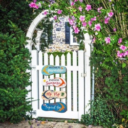 Decorațiune de Perete de Vară pentru Casă și Petreceri, Tematică Plajă / Papuci Flip-Flop din Lemn cu Șnur, Stil Hawaiian - Img 4