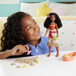 DISNEY PRINCESS SET PAPUSA VAIANA SI PRIETENII DIN OCEAN CU NISIP MODELABIL SI ACCESORII - Img 3