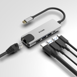 DLINK 5-IN-1 USB-C HUB DUB-M520 - Img 6