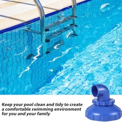 Duză de refulare orientabilă 360° pentru piscină, racord duză admisie/retur apă compatibil Intex, include colier de prindere - Img 4
