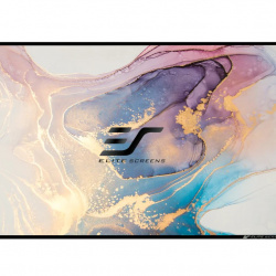 Ecran de proiectie ptr ALR LONG THROW, 299 x 168 cm, Full Grey, Elitescreens DWF135DHD3, rama fixa, format 16:9 - Img 2
