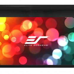 Ecran proiectie electric, 299 x 168cm, Tensionat, EliteScreens Saker SKT135UHW2-E24, Format 16:9, Drop 60cm, Trigger 12v