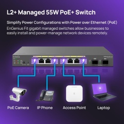 EnGenius Managed Desktop 8-port GbE 55W - Img 9