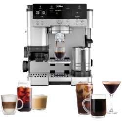 Espressor semi-automat 3in1 Ninja Luxe Café Premier ES601EU, 1650W, Cold Brew, rasnita incorporata cu 25 trepte de macinare, Barista Assist, cantar incorporat, recipient de spumare cu tel integrat, autocuratare a sistemului de spumare, inox - Img 6