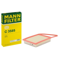 Filtru aer motor MANN-FILTER 349x205x51 mm, compatibil Citroen Berlingo II, C3 II, C4, DS3 / Peugeot 207, 208, Partner II - Img 2