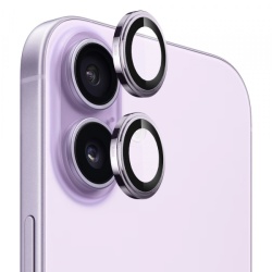 Folie de protectie Camera Spate Blueo Sapphire Crystal pentru Apple iPhone 17, Sticla Securizata, Mov