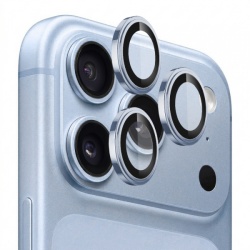Folie de protectie Camera Spate Lito S+ pentru Apple iPhone 18 Pro / 18 Pro Max, Sticla Securizata, Bleu