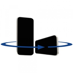 Folie de protectie Ecran Privacy Anank 1X Reinforced 360 pentru Apple iPhone 15, Sticla Securizata, Full Glue, 2.5D