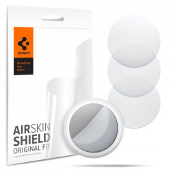 Folie Protectie HYDROGEL FOIL SPIGEN AIRSKIN 4-SET APPLE AIRTAG CARBON transparent