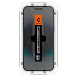 Folie protectie Spigen GLAS.TR "EZ FIT" PACK DE 2 IPHONE 14 PRO CLEAR - Img 4