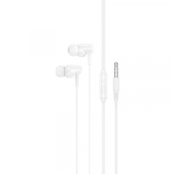 Handsfree 3.5mm HOCO M112, Alb