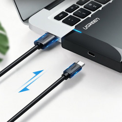 Hard disk extern Ugreen Carcasa SSD HDD SATA 2,5 "USB 3.2 Gen 1 (5 Gbps) Cablu USB Type C + 0,5 m negru (US221 50743) - Img 7