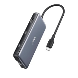 Hub Anker 555 USB-C 8-in-1, 4K, 85W, Gri