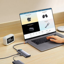 HUB Baseus Metal Gleam Series 4 in 1 USB tip C - 4 x USB 3.2 Gen. 1 (WKWG070013) - Img 2