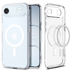 Husa MagSafe pentru Apple iPhone 17 Air, Spigen, Ultra Hybrid, Alba Satinata