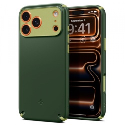 Husa MagSafe pentru Apple iPhone 17 Pro Max, Spigen, Caseology Nano Pop Hybrid, Verde